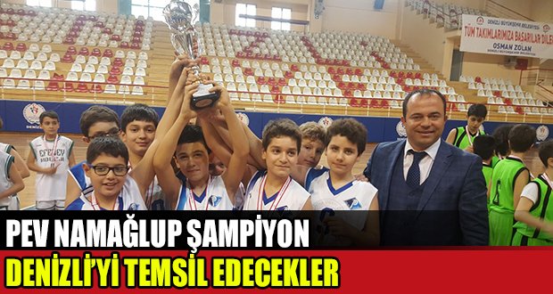 PEV’in Küçük Erkekler Basketbol Takımı Şampiyon