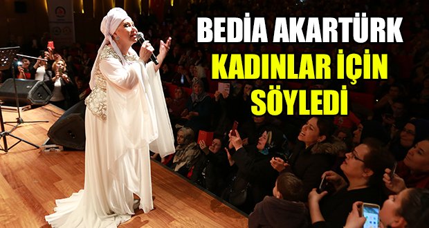 Büyükşehir’den Kadınlara Özel Bedia Akartürk Konseri