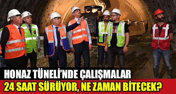 Vali Hasan Karahan Honaz Tünellerindeki Çalışmaları Yerinde İnceledi