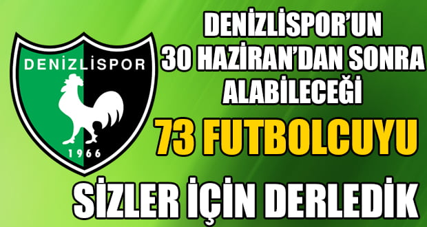 Denizlispor 73 Futbolcudan Kimler için Girişimde Bulunmalı?
