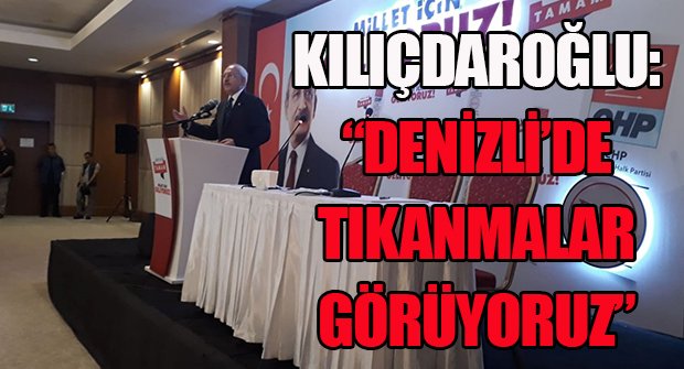 Kılıçdaroğlu, Dedeman’da Konuştu
