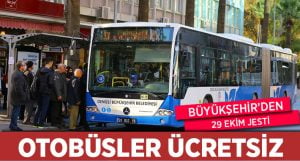 Cumhuriyet Bayramı’nda Otobüsler Ücretsiz!