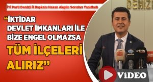 İYİ Parti Denizli İl Başkanı Akgün, Gazetecilerin Sorularını Yanıtladı