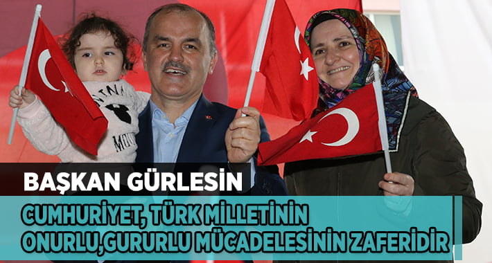 Pamukkale Belediye Başkanı Gürlesin, 29 Ekim Cumhuriyet Bayramı’nı Kutladı