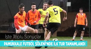 Pamukkale’de 8. Futbol Şöleni’nde İlk Tur Tamamlandı