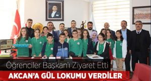 Başkan Akcan’a Öğrencilerden Kandil Ziyareti