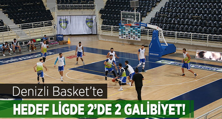 Denizli Basket’te Parola ‘Galibiyet’