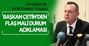 Başkan Ali Çetin’den ‘Şeffaf Yönetim’ Vurgusu
