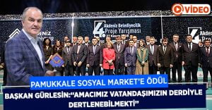 Pamukkale Sosyal Market’e Ödül