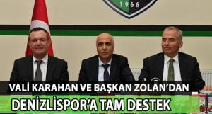 Vali Karahan ve Başkan Zolan Denizlispor ile Bir Araya Geldi