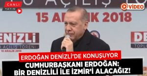 Cumhurbaşkanı Erdoğan, Delikliçınar Meydanı’nda Konuşuyor