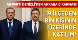 AK Parti Denizli’den Geniş Katılımlı Ankara Çıkarması!