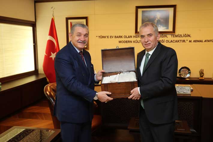 Öz Orman-İş Sendikası’ndan Başkan Osman Zolan’a ziyaret