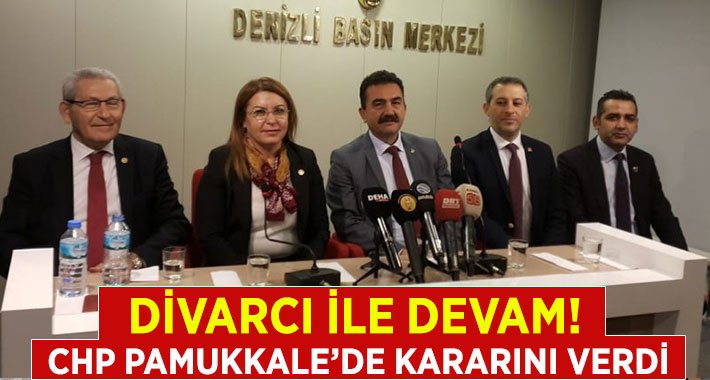 CHP Divarcı Hakkında Son Kararını Verdi!