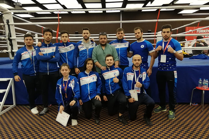 PAÜ Türkiye Üniversitelerarası Kickboks Şampiyonası’ndan 6 Madalya ile Döndü