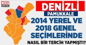 Pamukkale’nin 2014 Yerel ve 2018 Genel Seçimlerinde Tercihi Nasıl Olmuştu?