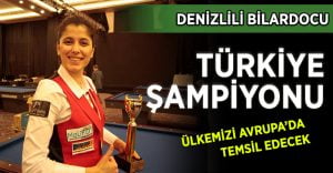 Denizlili Bilardocu Türkiye Şampiyonu