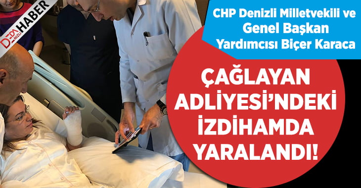 CHP’li Biçer Karaca, İmamoğlu’nun Mazbatası için Gittiği Çağlayan Adliyesi’nde Yaralandı!