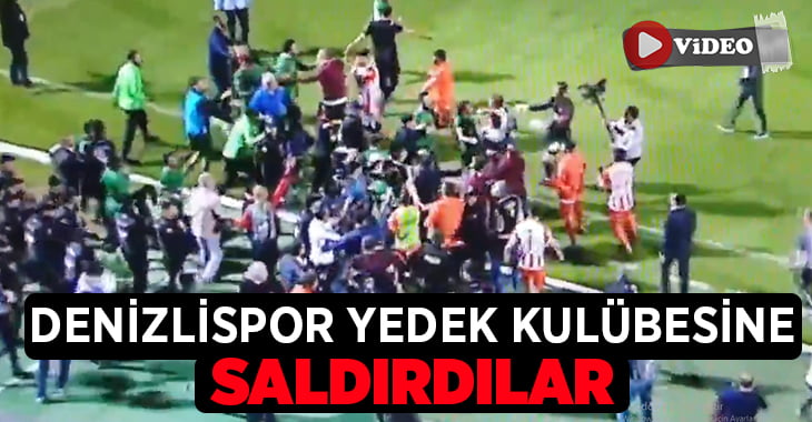 Abalı Denizlispor Adanaspor Maç Sonunda Saha Karıştı