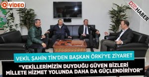 Vekil Tin’den Başkan Örki’ye Hayırlı Olsun Ziyareti