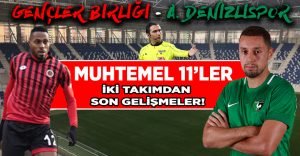 Abalı Denizlispor Süper Lig için Gençlerbirliği Deplasmanına Çıkıyor