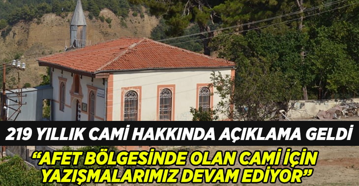 Babadağ Belediyesi’nden Kırcataş Camii açıklaması