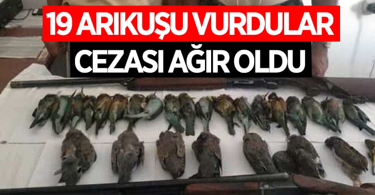 Yasak kuş avına 14 bin TL ceza