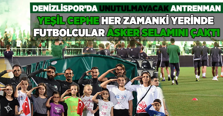 Yeşil Cephe’den Fenerbahçe maçı öncesi Denizlispor’a büyük destek
