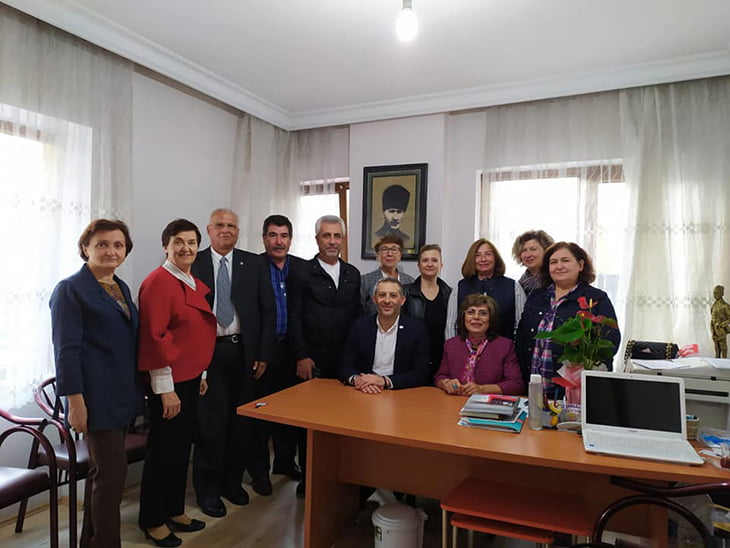 CHP Denizli’den Emekli Öğretmenler Derneği’ni ziyaret etti