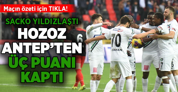 Gaziantep FK – Yukatel Denizlispor maç sonucu (Özet)