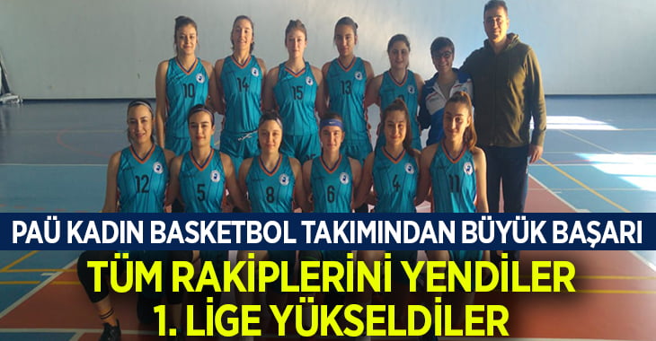 PAÜ Kadın Basketbol Takımından Büyük Başarı