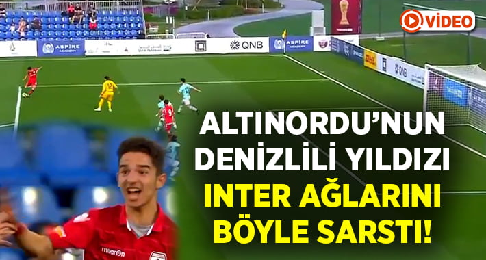 Altınordu’nun Denizlili yıldızı Inter’e attığı gol mest etti!