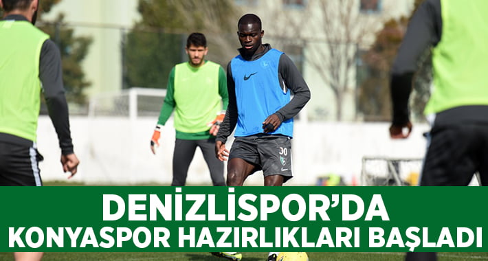 Denizlispor’da Konyaspor maçı hazırlıkları başladı!