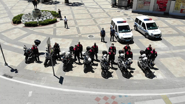 Denizli’de motosikletli Yunus Timleri bayramı kutladı