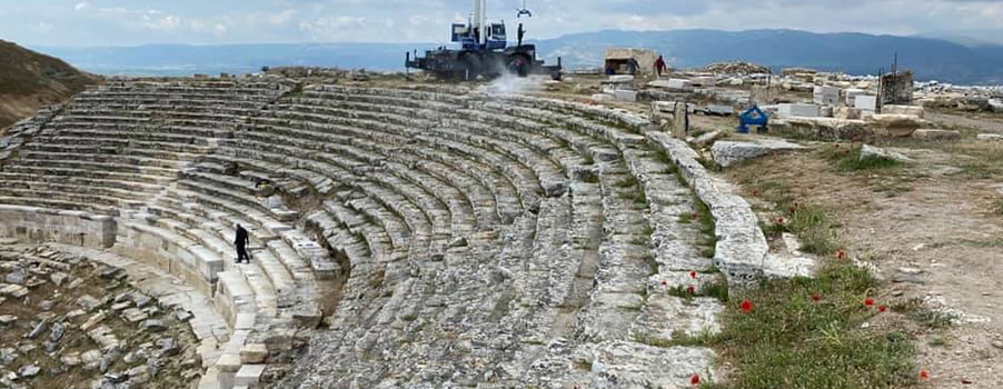Denizli’de 2 bin 200 yıllık tiyatro ortaya çıkıyor