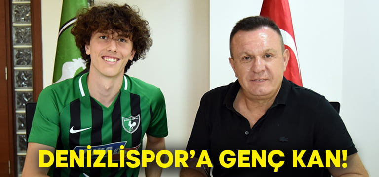 Denizlispor 17 yaşındaki futbolcu ile profesyonel sözleşme imzaladı!