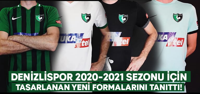 Denizlispor 2020-2021 sezonu formalarını tanıttı.. işte o formalar!