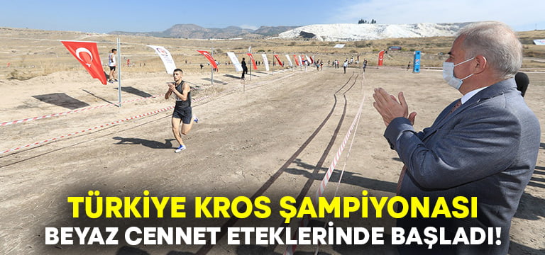 Türkiye Kros Şampiyonası beyaz cennet eteklerinde başladı