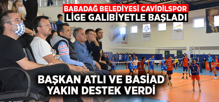 Babadağ Belediyesi Cavidilspor lige galibiyetle başladı