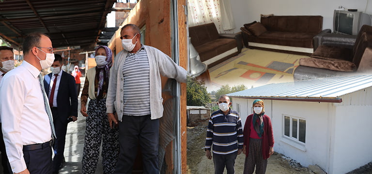 Pamukkale Belediyesi Doğanlı Ailesinin Yaralarını Sardı