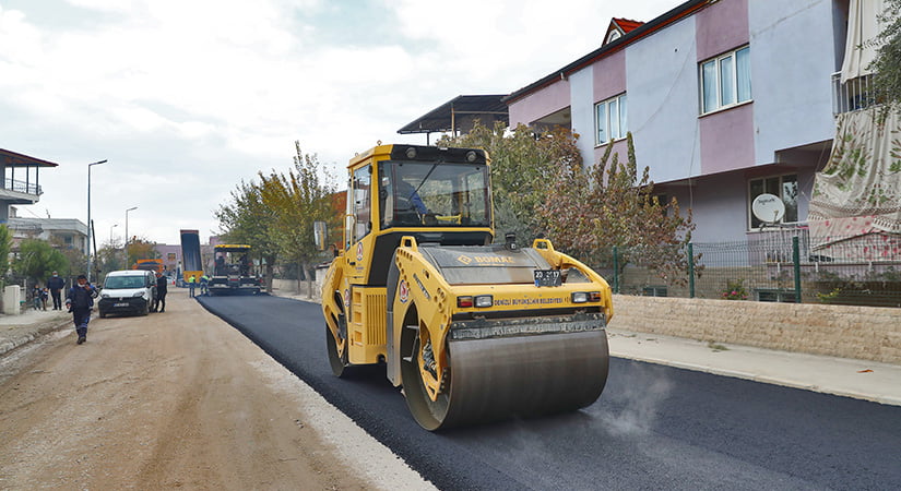 Altyapı bölgesinde yol konforu geçici asfaltla sağlanacak
