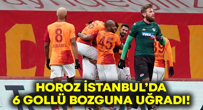 Denizlispor İstanbul’da 6 gollü bozguna uğradı!