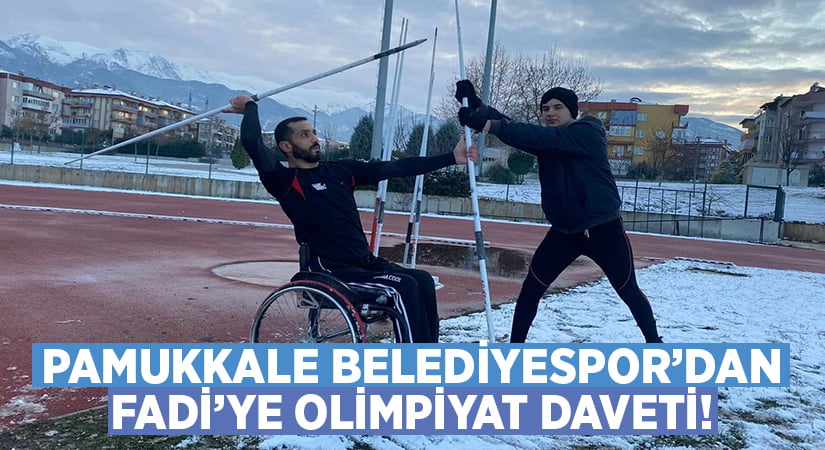 Pamukkale Belediyesporlu Fadi’ye olimpiyat daveti!