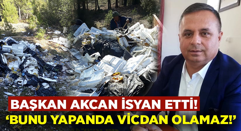 Başkan Akcan mesireliği çöplüğe çevirenlere isyan etti!