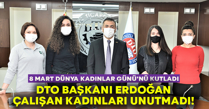 Başkan Erdoğan, odalarında çalışan kadınları unutmadı