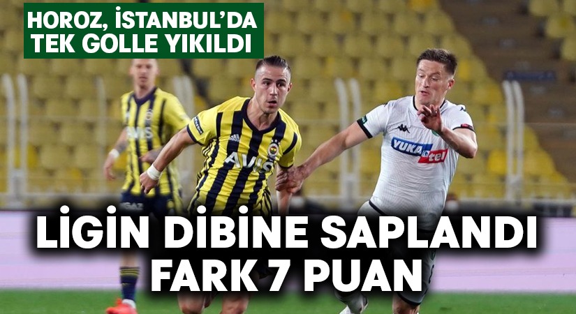Denizlispor, Fenerbahçe deplasmanında tek golle yıkıldı