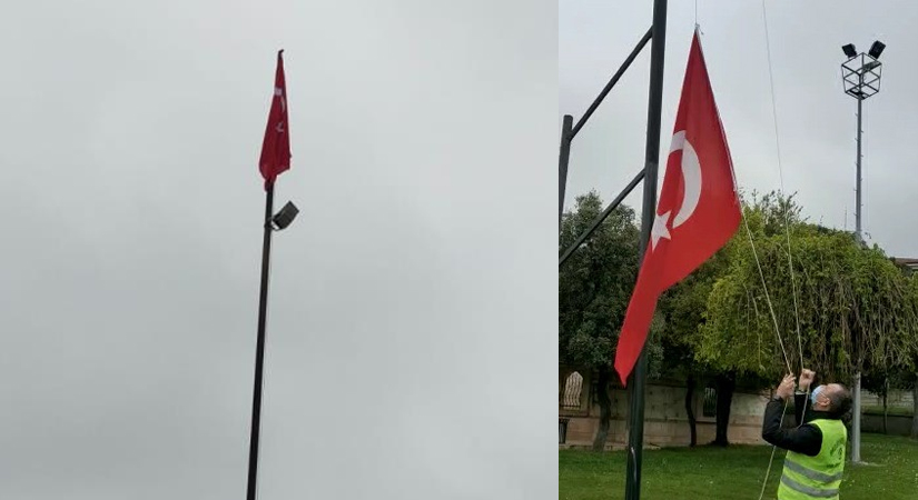 Merkezefendi Türk Bayrağı ile donatıldı