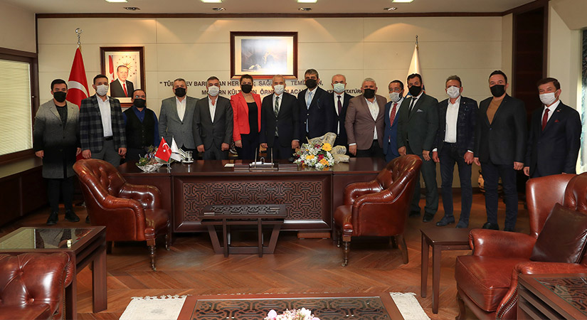 MHP’den Başkan Osman Zolan’a ziyaret