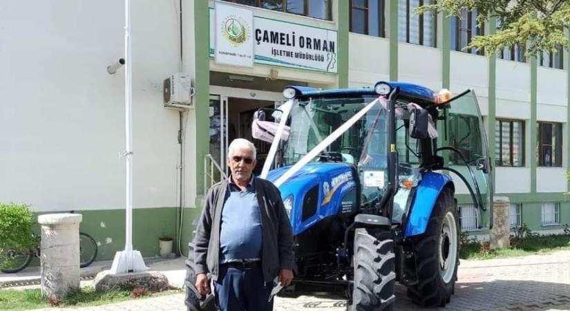 ORKÖY projesi ise çiftçi traktör sahibi oldu