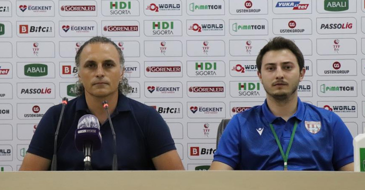 Bandırmaspor Teknik Sorumlusu Mustafa Gürsel: Organize ataklarla 2 tane gol bulduk